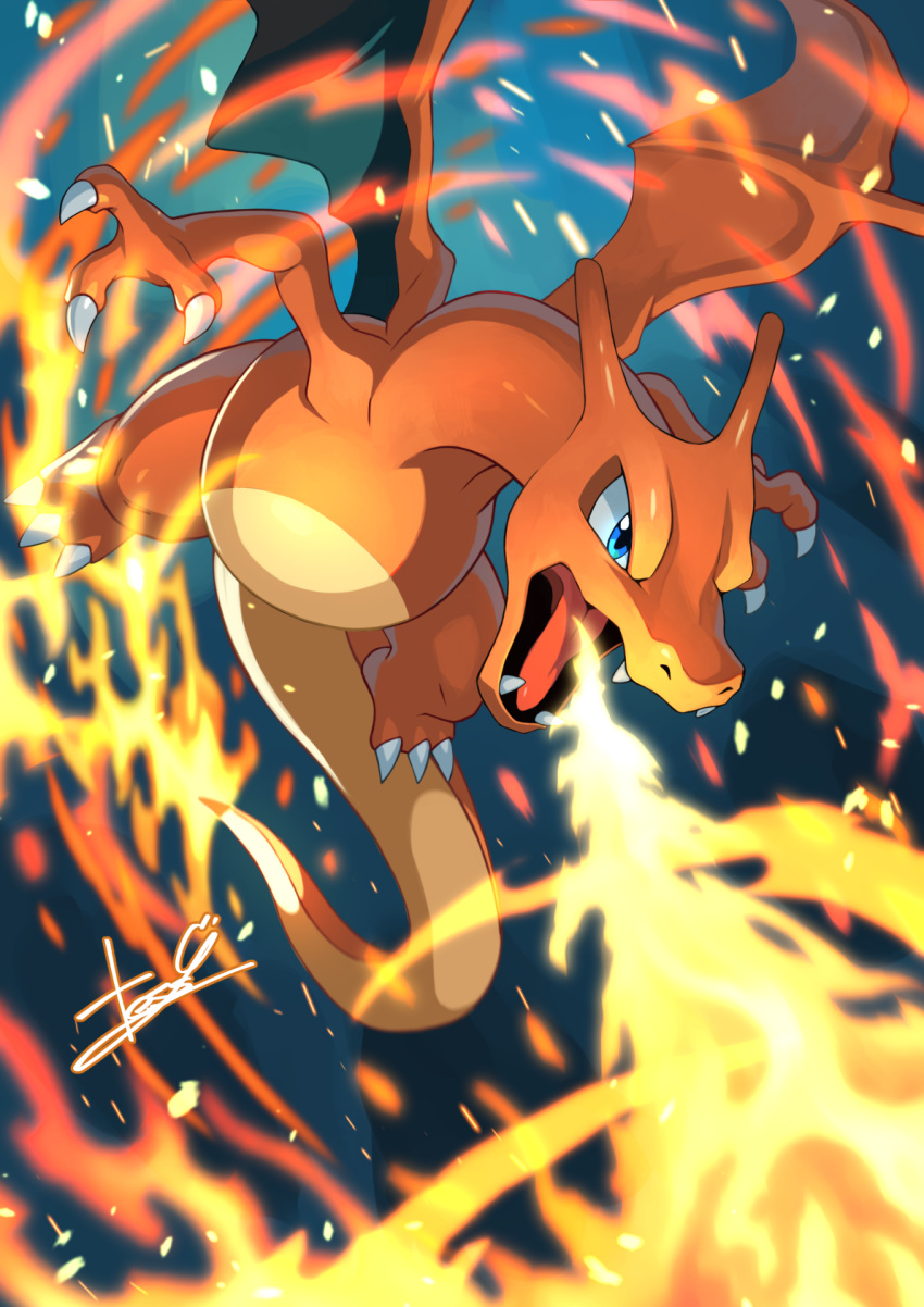 Charizard, a Fire and Flying-type Pokemon