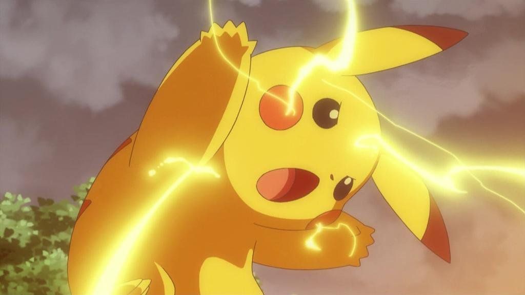 Pikachu, an Electric-type Pokemon